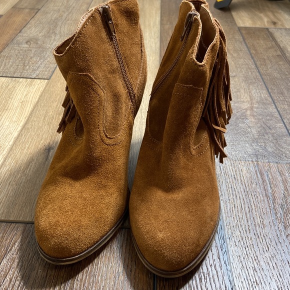 Steve Madden Suede Fringe Booties - Picture 7 of 14